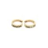 Earring Hoop Harmony Stone Gold