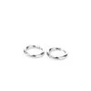 Basic Earring Hoop Silver -Luxury Gear Shop 15bf5e1f48350c77390c2e7a433ad7a5