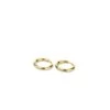Basic Earring Filigree Hoop Gold