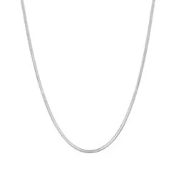 Basic Necklace Snake Silver