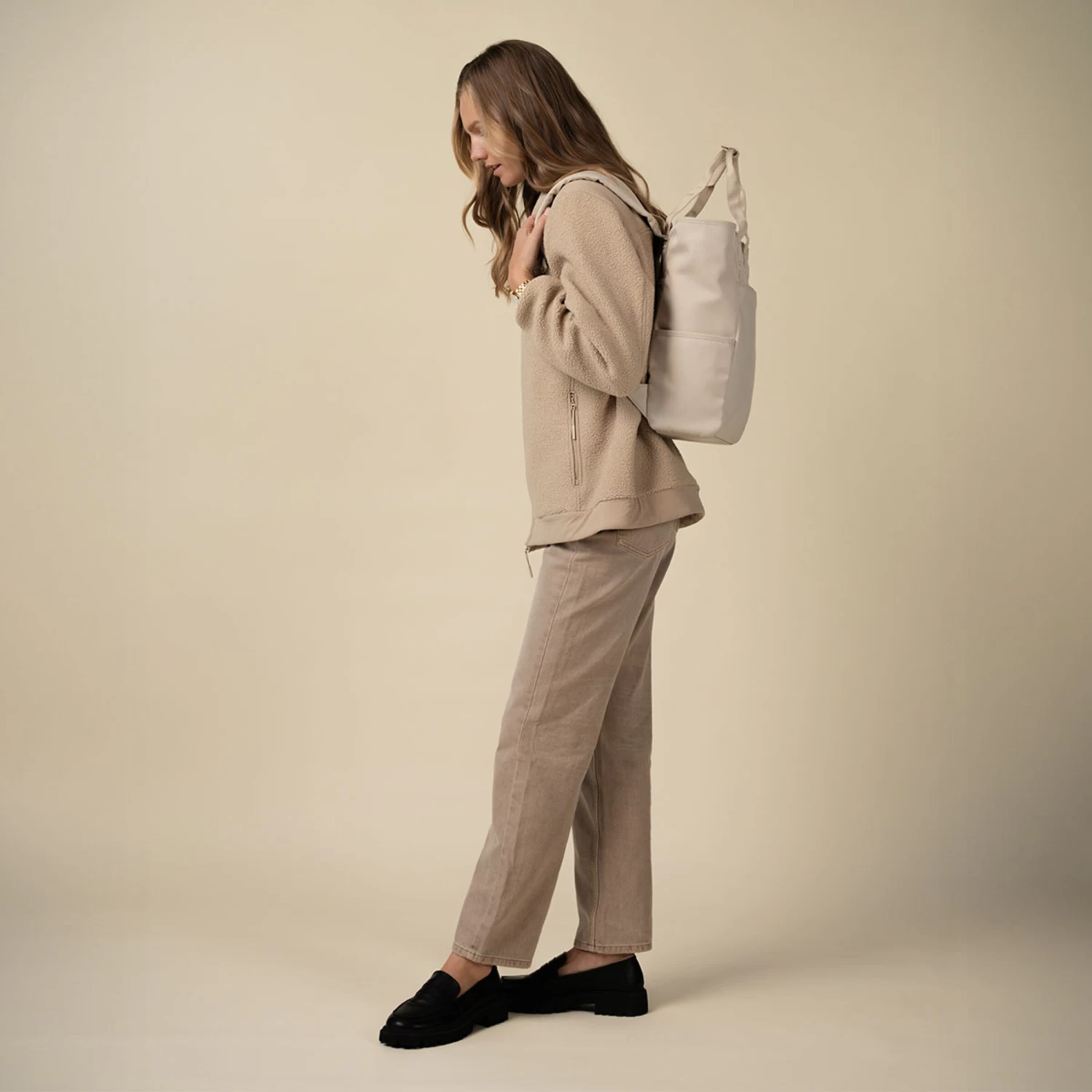 Lindby Diaper Backpack Sandstone 4 Lindby Diaper Backpack Sandstone - Image 2