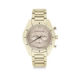 Rise Small Light Gold Cream Steel