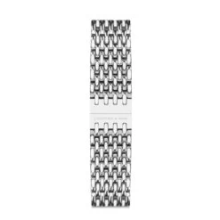Woven Steel Strap Silver