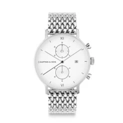 Chrono Silver Woven Steel