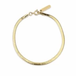 Basic Bracelet Snake Gold