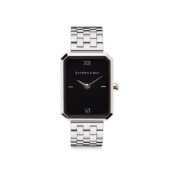 Grace Silver Black Steel