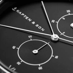 Chrono Small Silver Black Steel -Luxury Gear Shop 6edb9a0ac39b4d2f94ec329b13cde90f 2