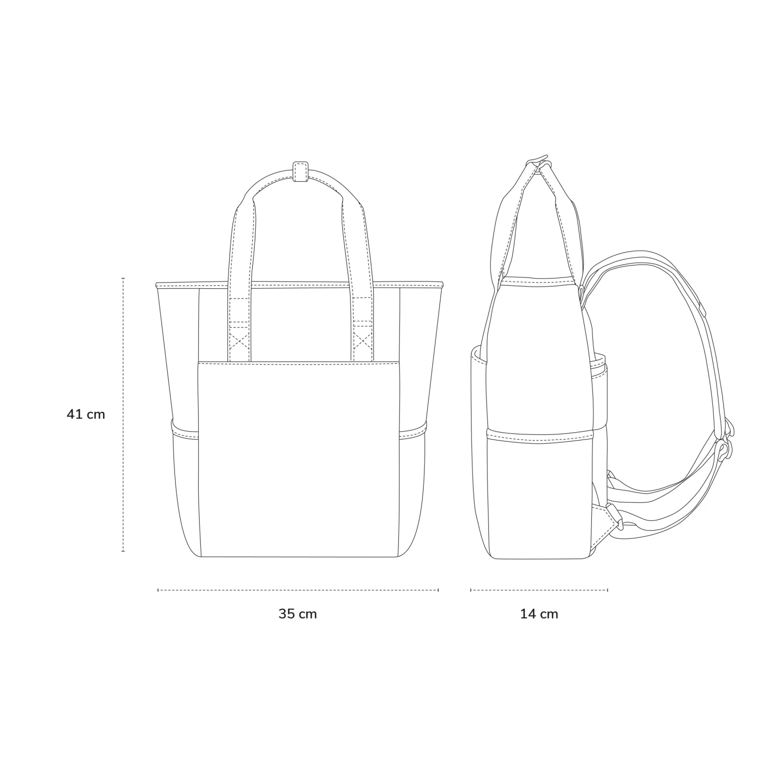 Lindby Diaper Backpack Sandstone 14 Lindby Diaper Backpack Sandstone - Image 12
