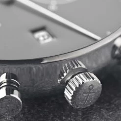 Chrono Small Silver Black Mesh -Luxury Gear Shop 8a4570d198e0277dd3634bf26bb191ce