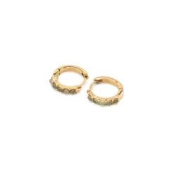 Earring Hoop Harmony Stone Gold -Luxury Gear Shop 903f688a05a75a8717dbdbf63811f2e2
