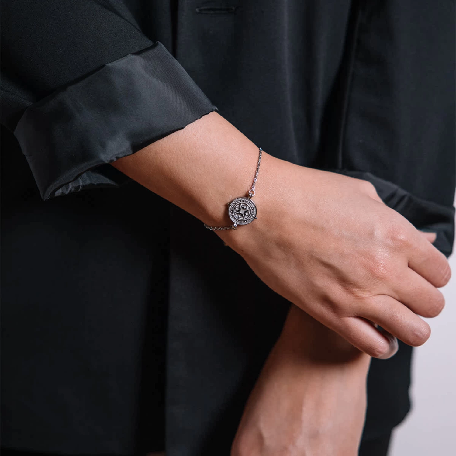 Bracelet Coin Marrakech Silver 4 Bracelet Coin Marrakech Silver - Image 2