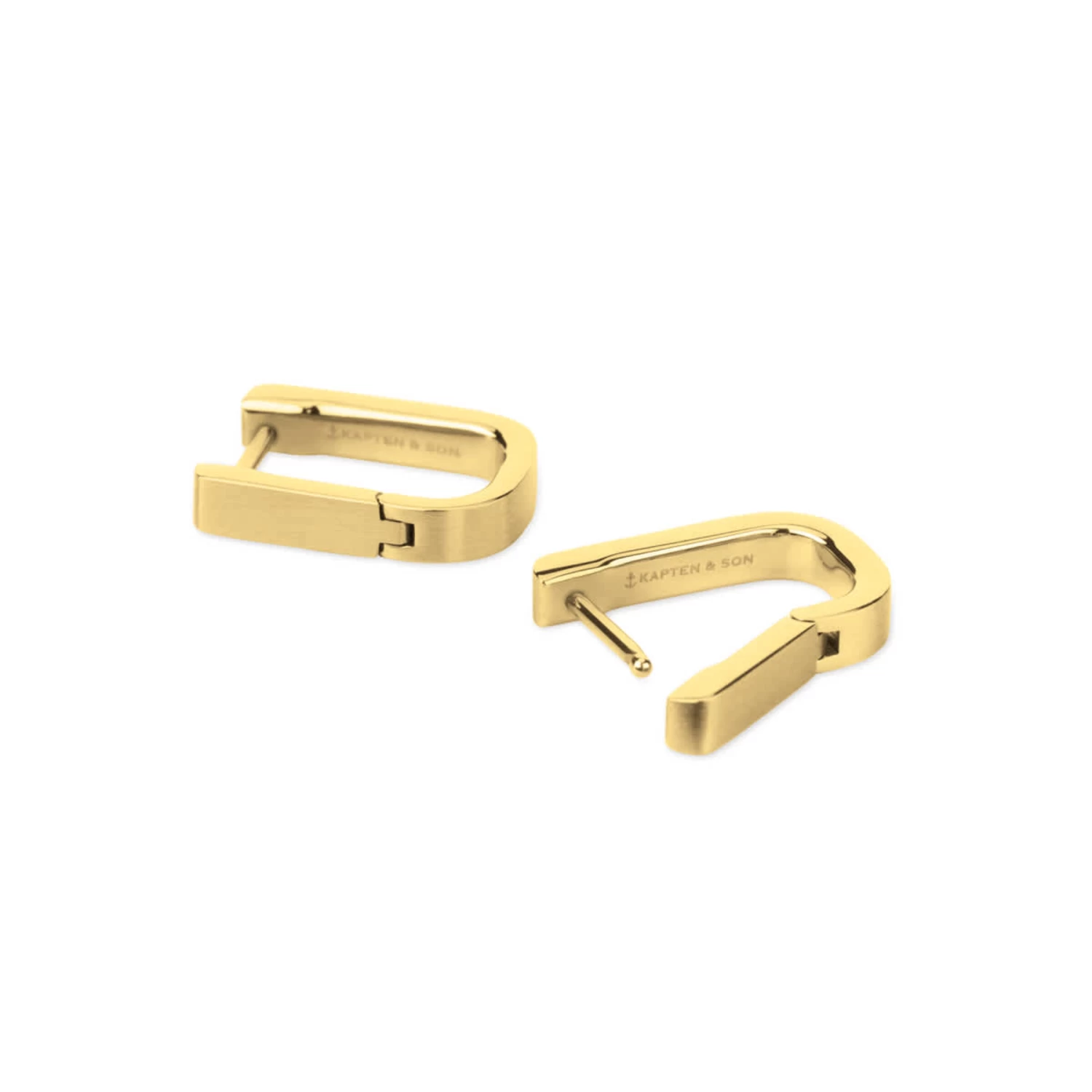 Basic Earring Bold Hoop Gold 4 Basic Earring Bold Hoop Gold - Image 2