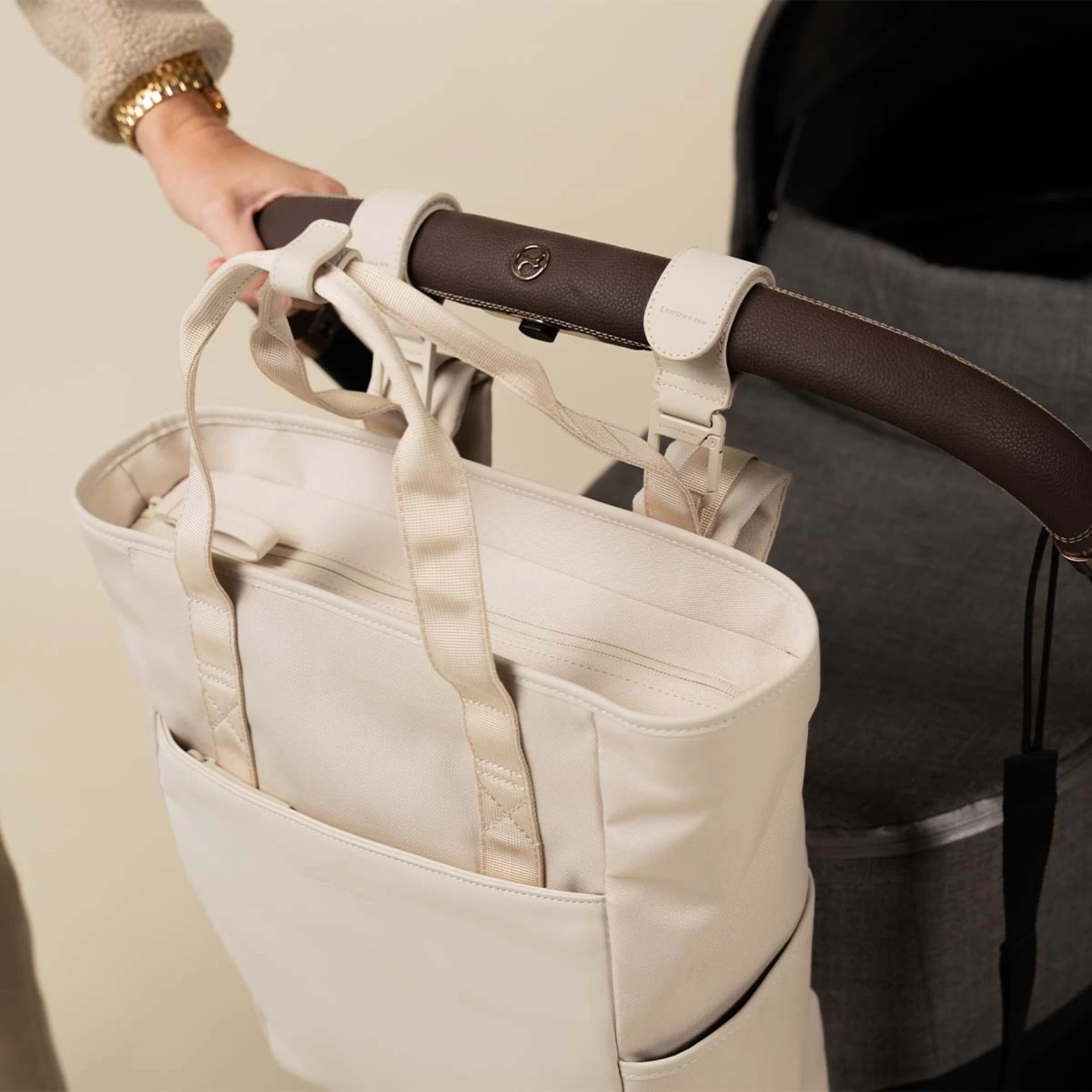 Lindby Diaper Backpack Sandstone 12 Lindby Diaper Backpack Sandstone - Image 10