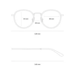 London Small Matt Silver Mit Sehstärke -Luxury Gear Shop af9e27f9e7ac119fc164cae72c97a34d