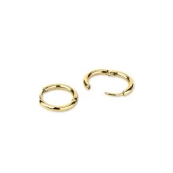 Basic Earring Hoop Gold -Luxury Gear Shop b5e68d47631d04a22bf96a72f908f3ce
