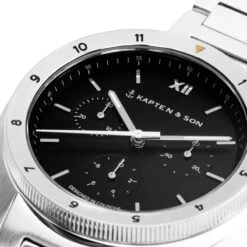 Rise Small Silver Black Steel 10 Rise Small Silver Black Steel -Luxury Gear Shop bce2a06b39b46c854b4426c917eb6bf9