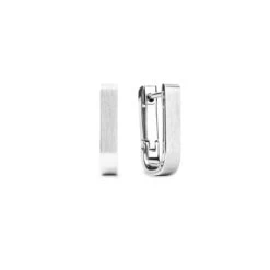 Basic Earring Bold Hoop Silver