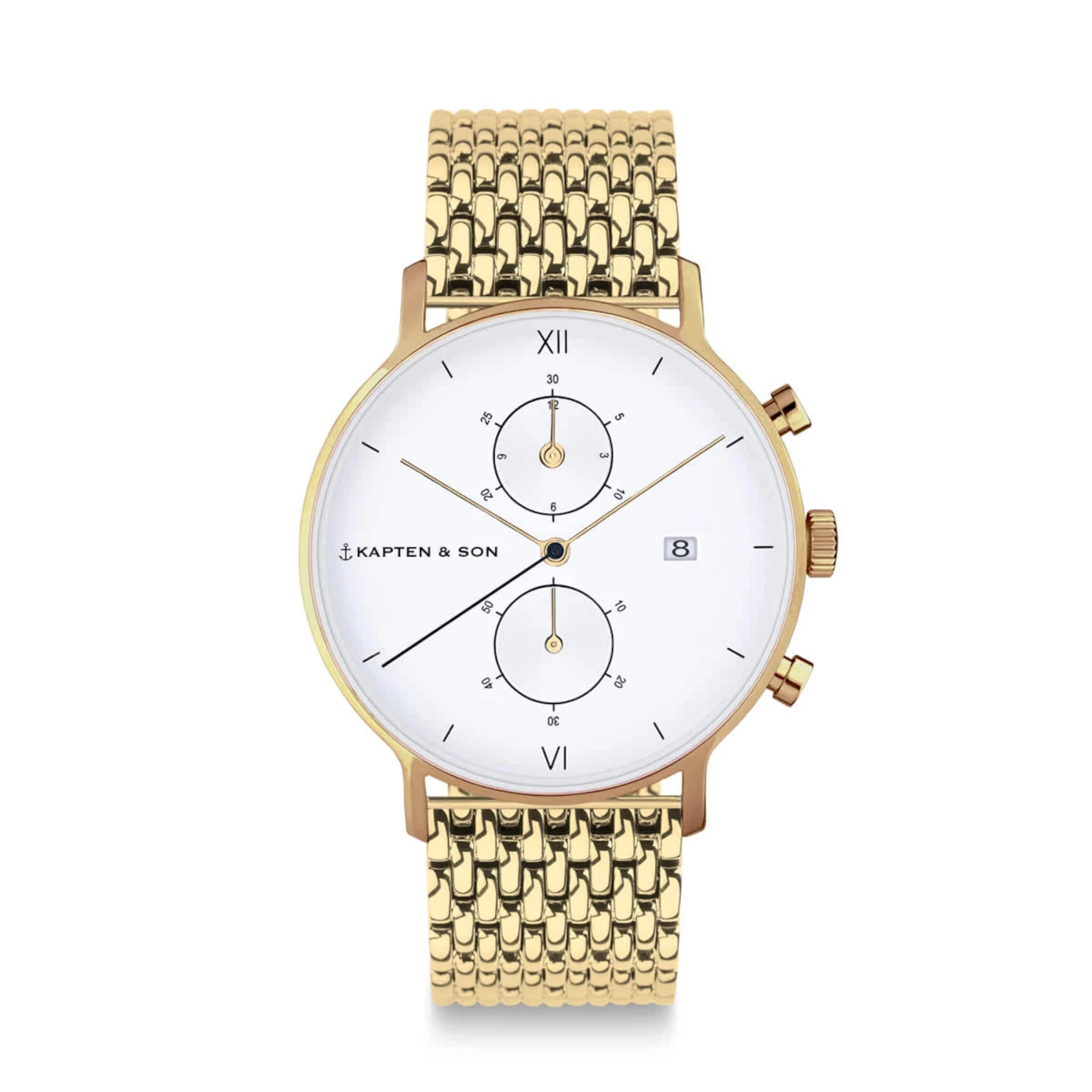 Chrono Gold Woven Steel 3 Chrono Gold Woven Steel