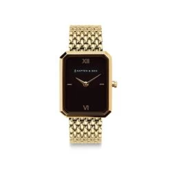 Grace Gold Black Woven Steel