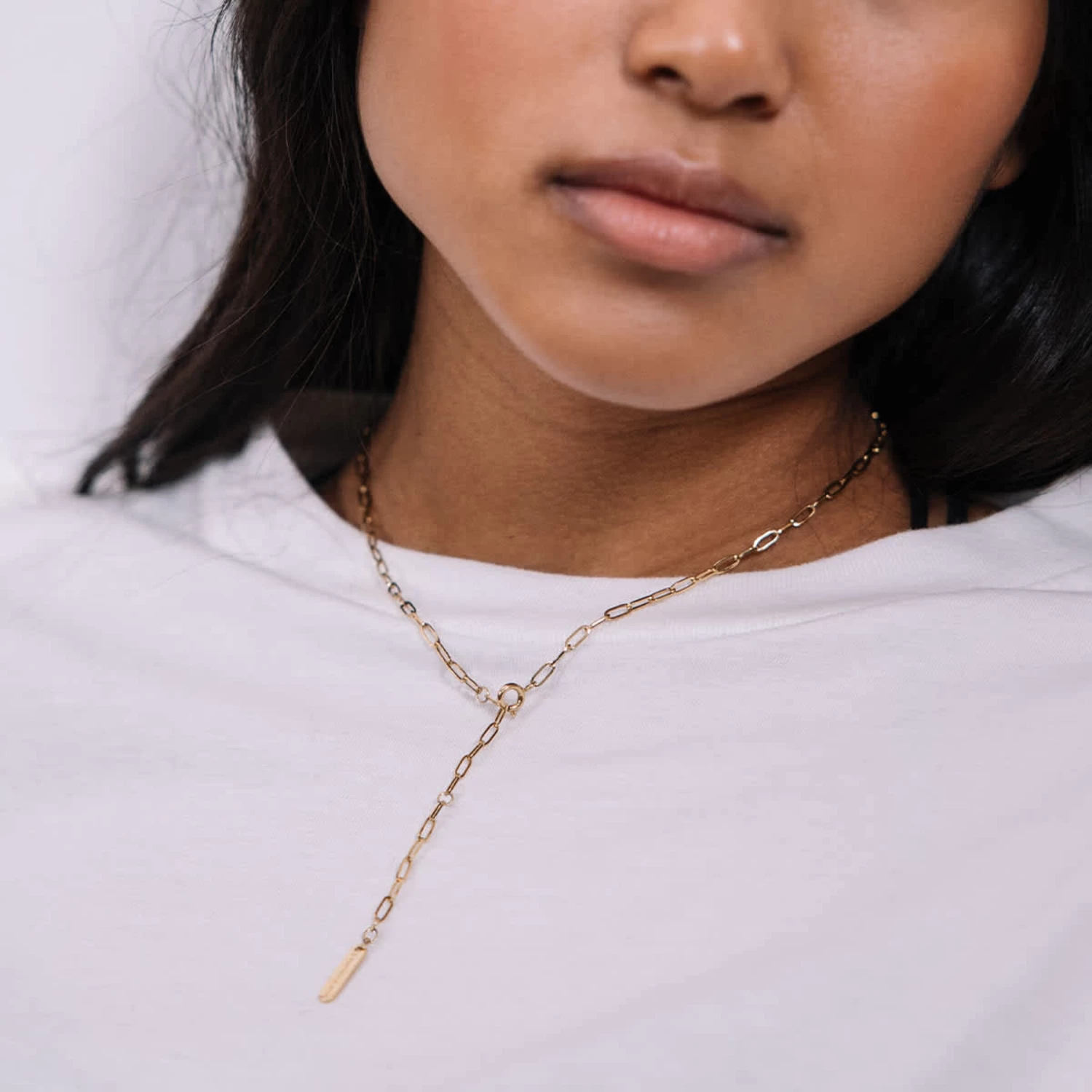 Basic Necklace Lock Gold 4 Basic Necklace Lock Gold - Image 2