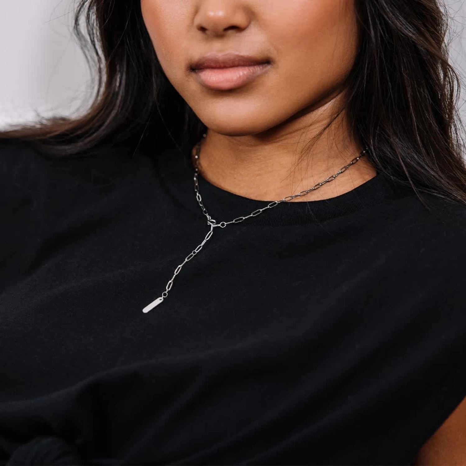 Basic Necklace Lock Silver 4 Basic Necklace Lock Silver - Image 2