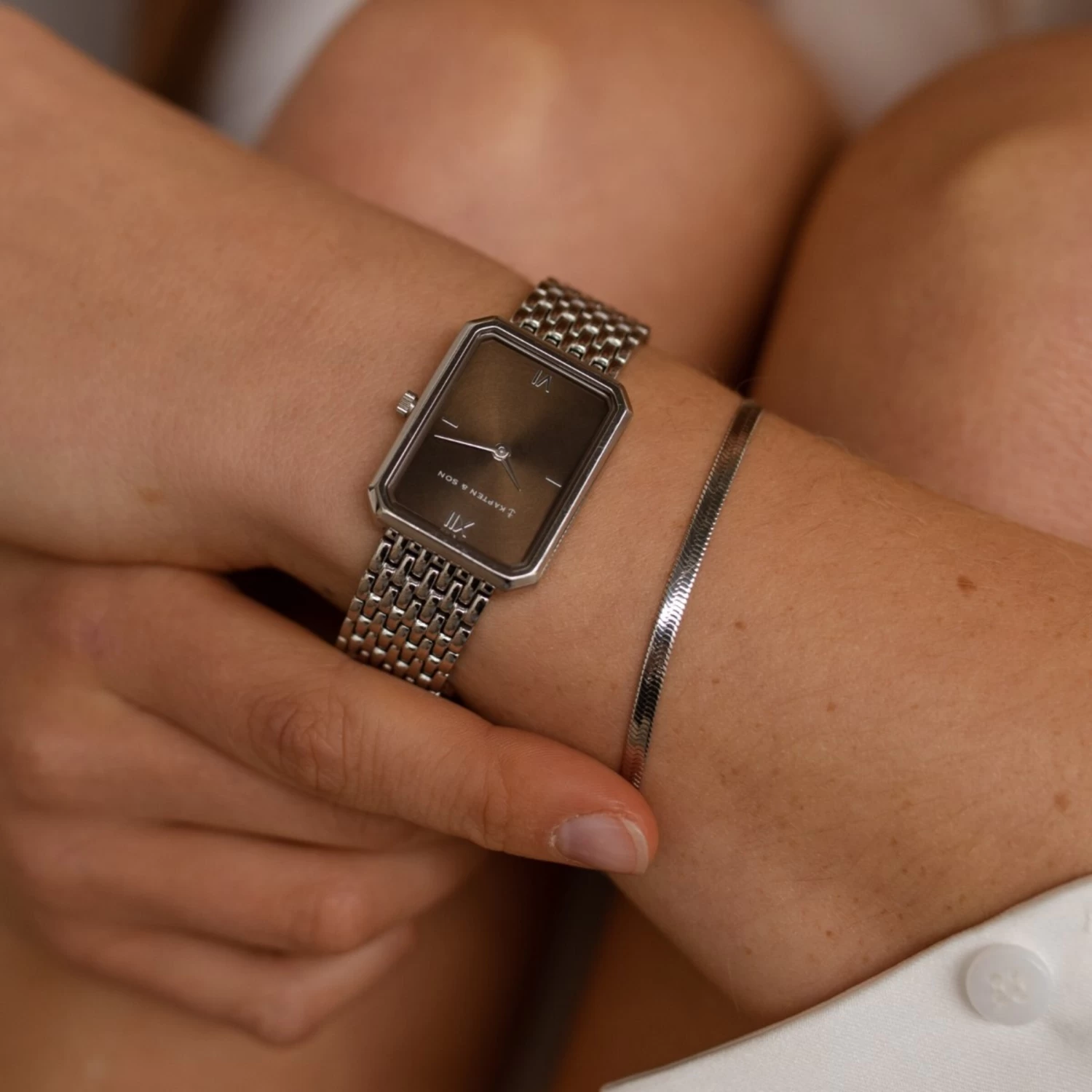 Grace Silver Brown Woven Steel 4 Grace Silver Brown Woven Steel - Image 2