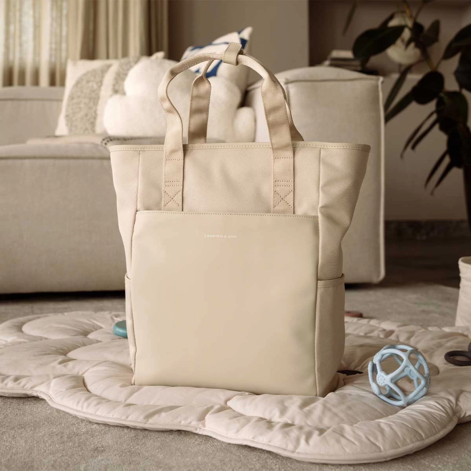 Lindby Diaper Backpack Sandstone 16 Lindby Diaper Backpack Sandstone - Image 14